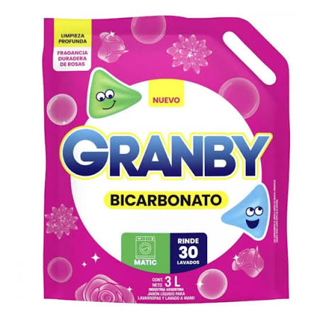 JABON GRANBY ROSA 3 LITROS