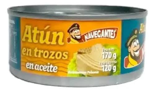 ATUN EN TROZO NAVEGANTES ACEITE 